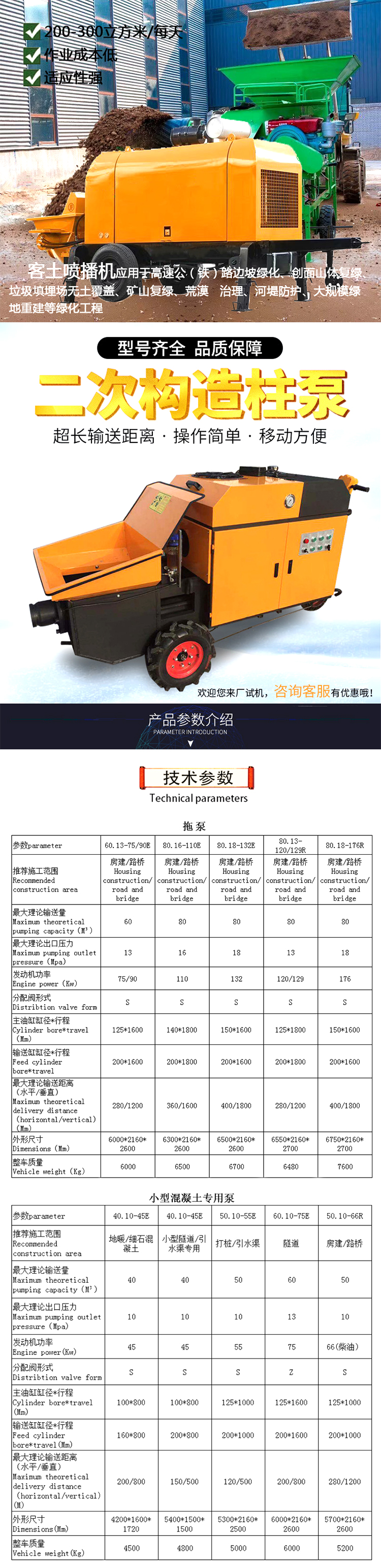 柴油拖泵、電機(jī)拖泵、拖泵、強(qiáng)制式拖泵、隧道拖泵、細(xì)石混凝土泵、砂漿泵、碎石泵、地泵